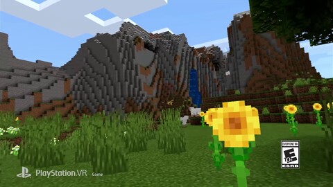 Minecraft se lance sur le PlayStation VR