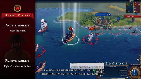 Civilization VI présente son mode multijoueur "Pirates"