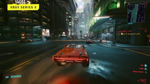 Cyberpunk 2077 s'illustre sur Xbox One X et Xbox Series X