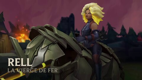 La championne Rell du MOBA League of Legends présente son gameplay