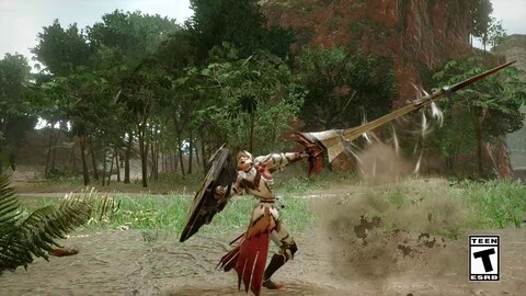 L'action-RPG Monster Hunter Rise présente sa lance