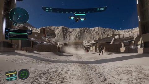 Alpha : aperçu d'une mission d'infiltration dans Elite Dangerous: Odyssey