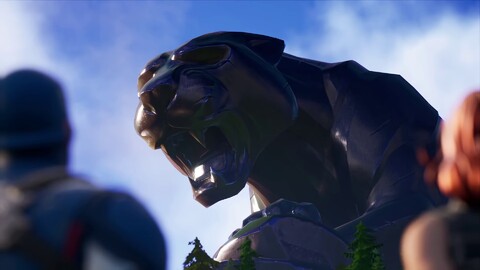 Black Panther, Captain Marvel et le Maître de corvée arrivent dans Fortnite