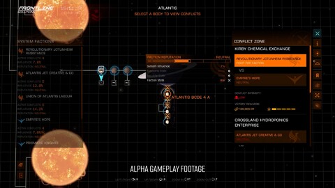 Présentation des zones de conflits d'Elite Dangerous: Odyssey