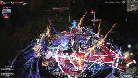 Gameplay de donjon : exploration des Ruines des flots déchaînés de Swords of Legends Online