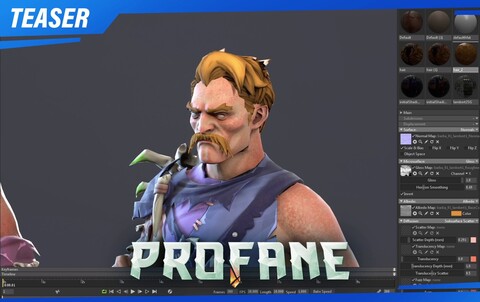Teaser : aperçu des options de personnalisations des avatars du MMORPG Profane