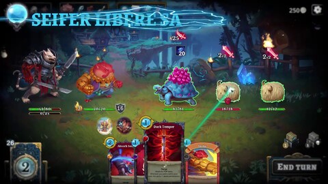 Roguebook présente ses combats