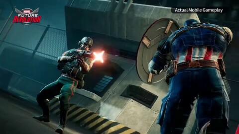 Aperçu du gameplay de Captain America dans Marvel Future Revolution