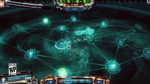 Aperçu de la carte stellaire de Warhammer 40,000: Chaos Gate - Daemonhunters