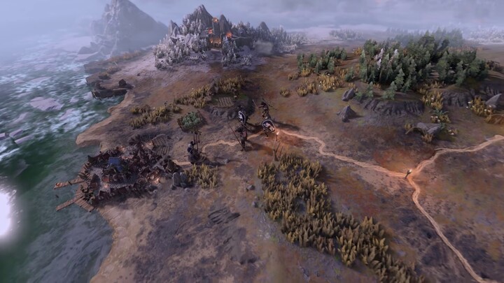 Aperçu de la carte de campagne de Total War Warhammer III