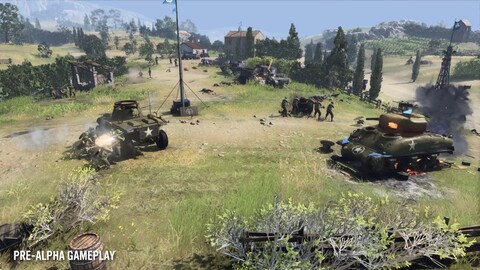 Company of Heroes 3 présente sa carte de campagne dynamique