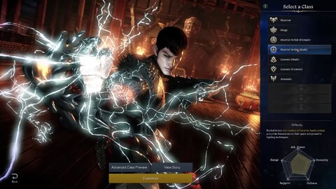 Aperçu des options de personnalisation de Lost Ark