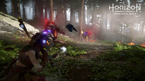 Horizon Forbidden West est « gold » et illustre son gameplay sur PS4 Pro