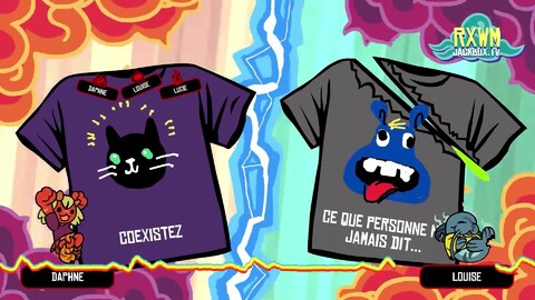 Tee K.O. est le deuxième jeu du Jackbox Party Starter