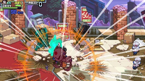 SGF 2022 - Casey Jones fait son show sur Teenage Mutant Ninja Turtles: Shredder's Revenge