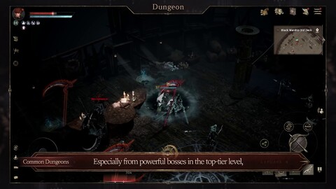 Aperçu des donjons de Lineage W