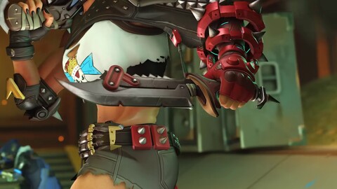 Aperçu du gameplay de Junker Queen dans Overwatch 2