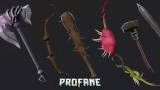Aperçu de l'armement du MMORPG Profane