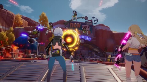 Aperçu des combats dynamiques de Tower of Fantasy