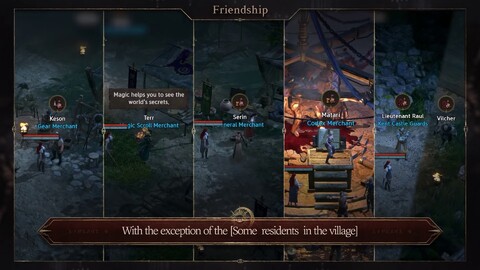 Présentation du système « d'amitié » de Lineage W