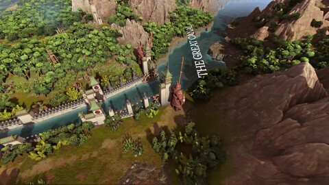 Premier aperçu de la carte globale de Total War Warhammer: Immortal Empires