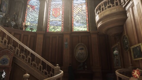 Aperçu de la salle commune de la maison Gryffondor de Hogwarts Legacy