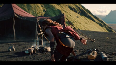 Extrait de The Witcher: Blood Origin : Éile, Fjall et Scían