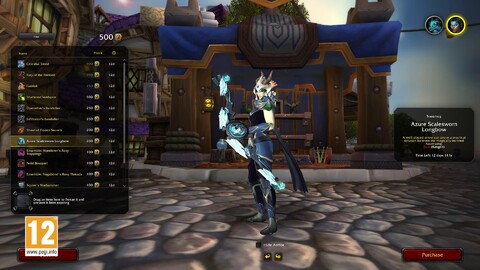 Aperçu du Comptoir de World of Warcraft