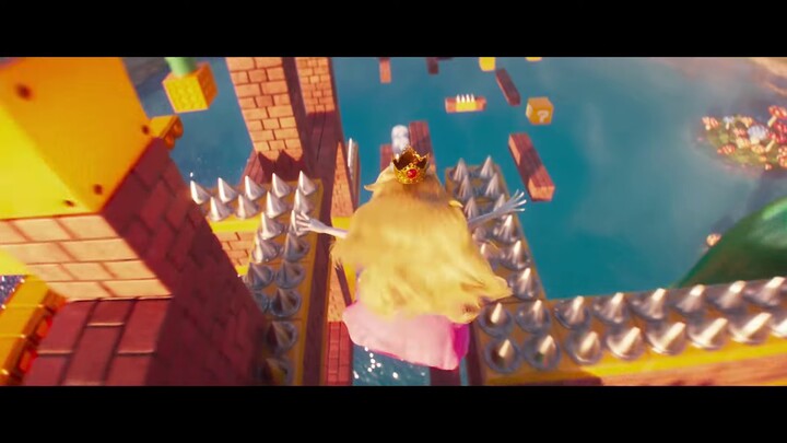 Extrait de Super Mario Bros le Film : « L'entraînement de la Princesse Peach »