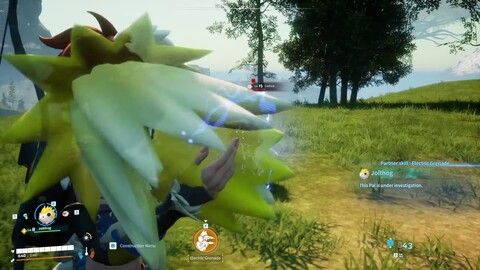 Paldeck : aperçu de Cattiva de Palworld