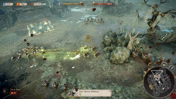 Contrôler le champ de bataille dans Warhammer Age of Sigmar: Realms of Ruin