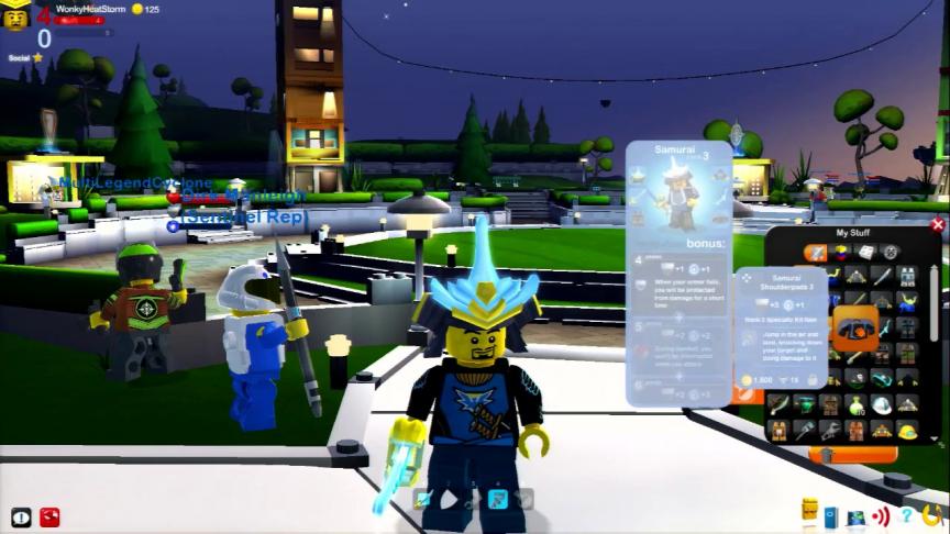 Personnaliser son avatar dans LEGO Universe