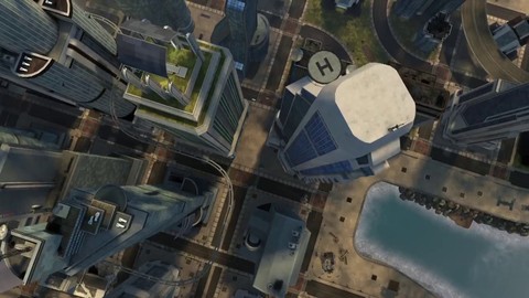 Survol de Metropolis dans DC Universe Online