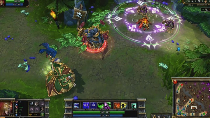 Le gameplay de Swain, le tacticien dans League of Legends