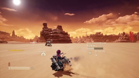 Aperçu du véhicule Uniride de Sand Land