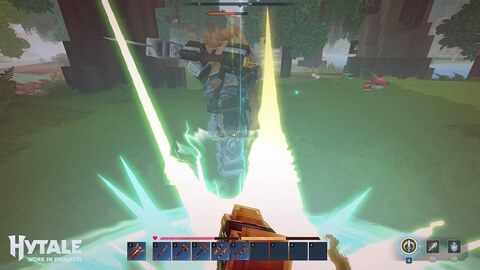 Premier aperçu du gameplay PvP d'Hytale