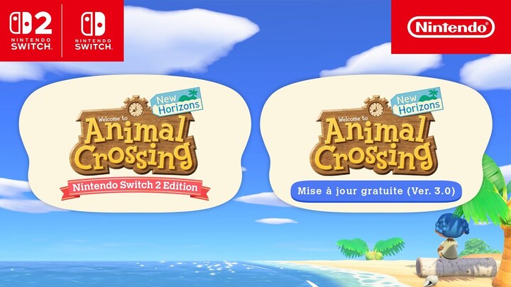 Présentation d'Animal Crossing: New Horizons - Nintendo Switch 2 Edition et la mise à jour 3.0