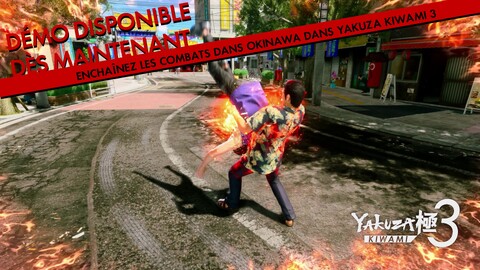 Une démo jouable pour teaser l'arrivée de Yakuza Kiwami 3 & Dark Ties