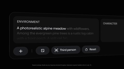 Google présente « Project Genie », un prototype de génération de mondes ouverts interactifs
