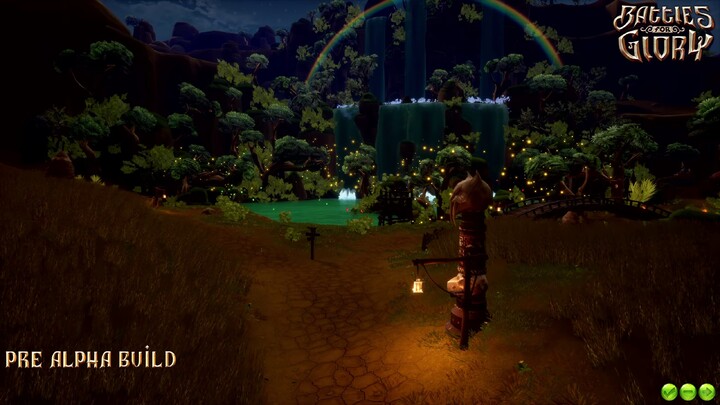 Premier aperçu de l'alpha du MMORPG Battles for Glory