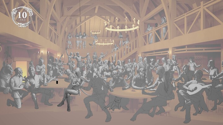 Making-of de l'illustration du 10e anniversaire de The Elder Scrolls Online