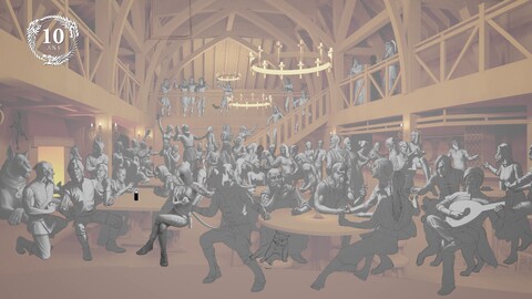 Making-of de l'illustration du 10e anniversaire de The Elder Scrolls Online