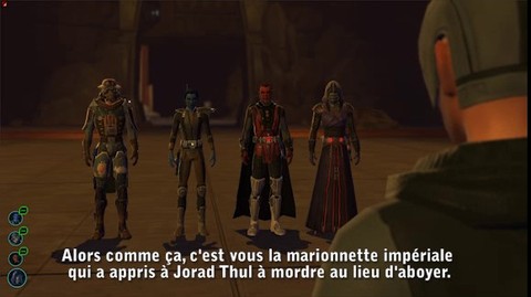 Les cinématiques de Star Wars The Old Republic