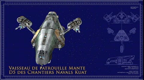 Vaisseau de patrouille MANTE D5