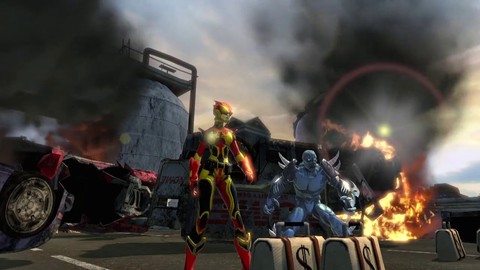 Les mouvements acrobatiques de DC Universe Online