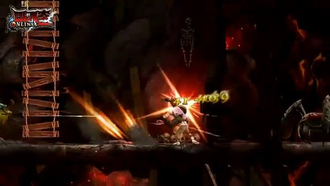 Le gameplay de Ghosts n Goblins Online