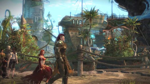 Aperçu de la cité de l'Arche du Lion de Guild Wars 2