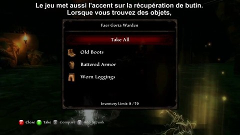 Le gameplay de Kingdoms of Amalur: Reckoning (VOST)