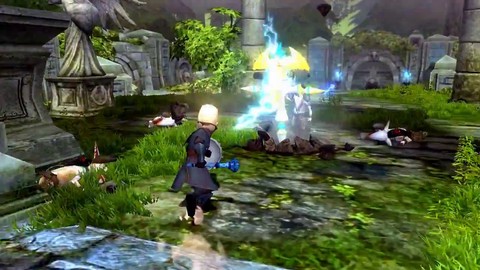 Le gameplay du clerc de Dragon Nest