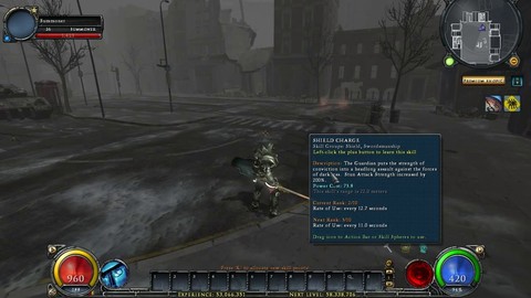 Les compétences du Guardian d'HellGate: Londons